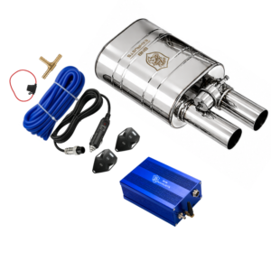 Dual In Single Out Muffler Kit